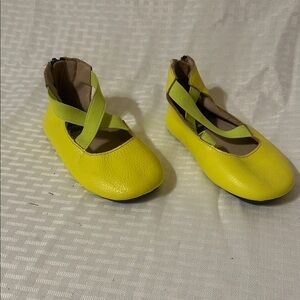 #494 Your TaycCharming Yellow Kids Dress Shoes
